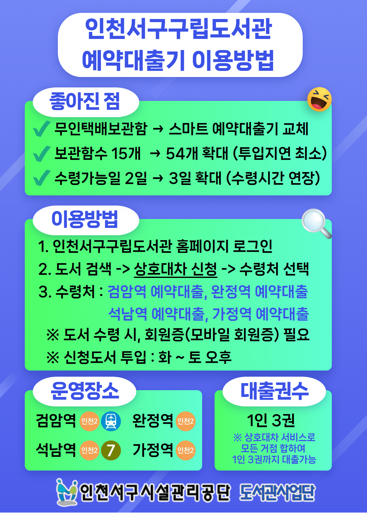 북박스 예약대출기로 교체